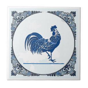 Cerâmica Delft look Rooster, mudança de imagem, Azulejo cer