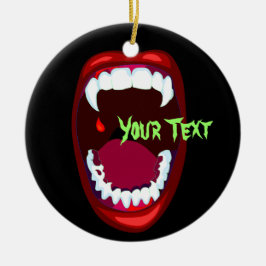 Cerâmica Dentes de Vampiro de Terror Ornamento Assustador