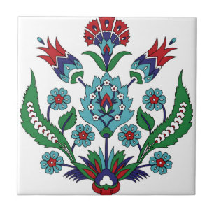 Cerâmica design de azulejo de de cor tulip