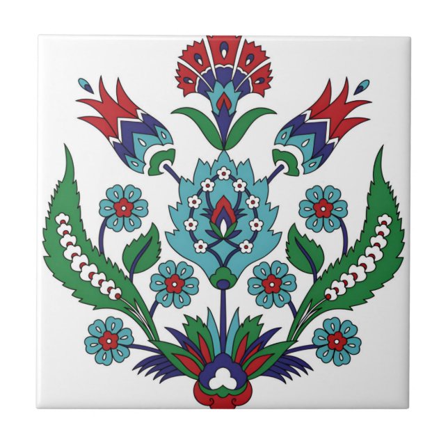 Cerâmica design de azulejo de de cor tulip (Frente)