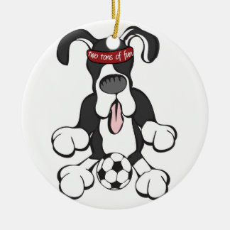 Cerâmica Duas toneladas de ornamento do divertimento