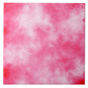 Cerâmica Efeito de Nuvem Rosa Azulejo Cerâmico