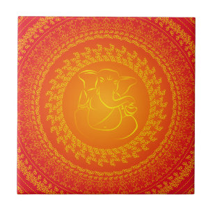 Cerâmica Elegante Classy Ganesh/ Azulejo de Deus Indiano