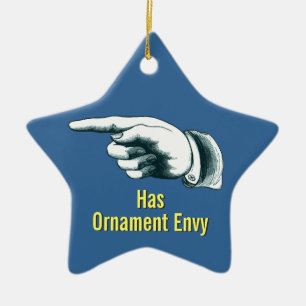 Cerâmica Engraçado Ornamento da Árvore de Natal