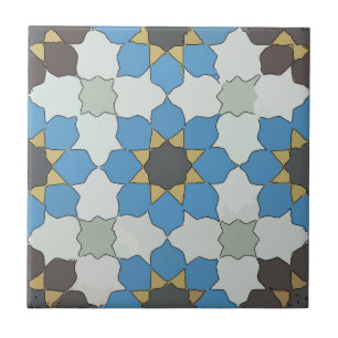Cerâmica Estilo antigo Blues de Azulejo Espanhol