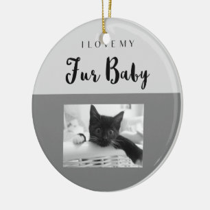 Cerâmica Eu Amo Meu Ornamento Personalizado De Pele