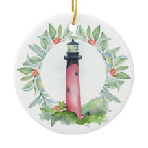 Farol de Ornamento de Árvore de Natal tropical