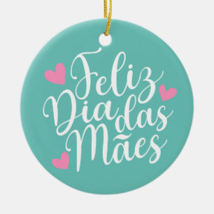 Cerâmica Feliz Dia de as mães Dia Das Mães Ornamento