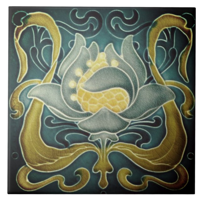 Cerâmica Filtro de San Telmo do Azulejo de Parede Art Nouve (Frente)