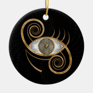 Cerâmica Flor de Vida - Ornamento da Rodovia Ocular