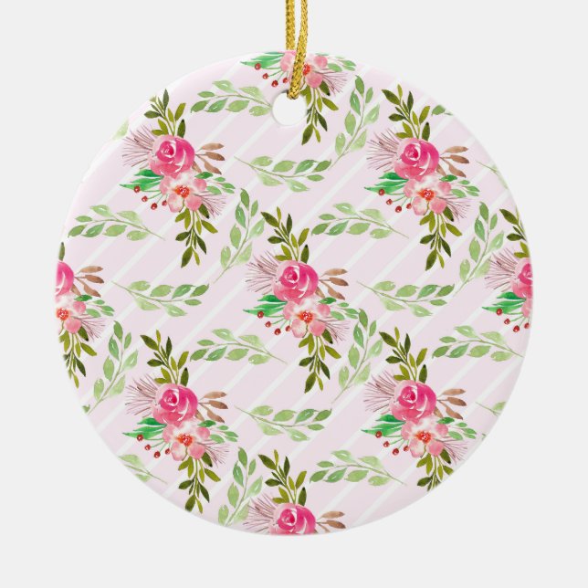 Cerâmica Flores E Folhas De Ornamento Cerâmico (Frente)