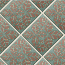 Cerâmica Folha de azulejo de cozinha, verde e de ovato de f