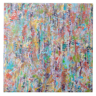 Cerâmica Folhas de queda 6 x 6 Azulejo cerâmico