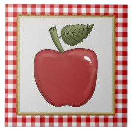 Cerâmica Fruta de Cartoon da Apple ou azulejo de Restauraçã