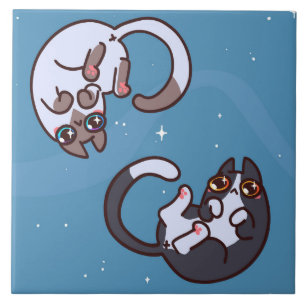 Cerâmica Gato De Amor Cata Azulejo Cerâmico