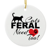 Gatos Feral Precisam De Amor Para Ornamento De Gat