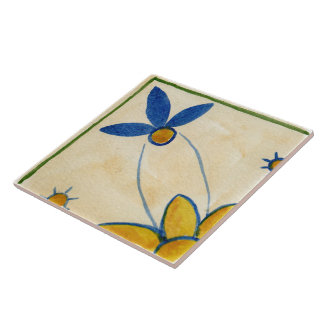 Cerâmica Grande azulejo cerâmico de quarto siciliano estilo