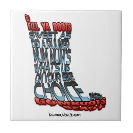 Cerâmica Grande azulejo com design de Kiwiana