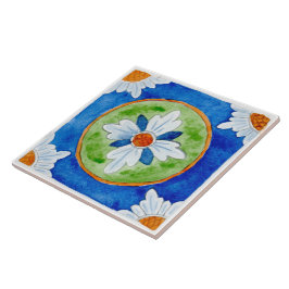 Cerâmica Grande azulejo de cerâmica, estilo siciliano, "Cas