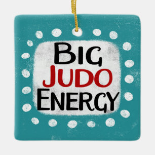 Cerâmica Grande Ornamento de Energia Judo