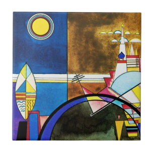 Cerâmica Grande porta de Kandinsky do azulejo de Kiev