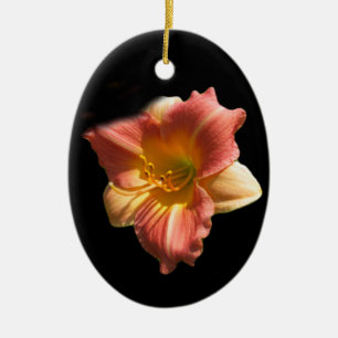 Cerâmica H. Ornamento cerâmico de Prairie Blossom Daylily