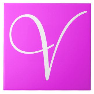 Cerâmica Hex ff33ff Número de cor Monograma Azulejo cerâmic