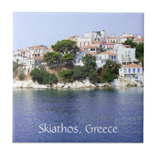 Cerâmica Ilha de Skiathos, azulejo da piscina