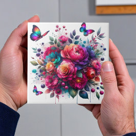 Cerâmica Jardim Encantado: Azulejo cerâmico com Sinfonia de