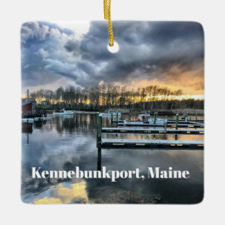Cerâmica Kennebunkport, Ornamento de Vista do Rio Maine