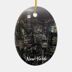 Cerâmica Lembrança personalizada ornamento de New York New