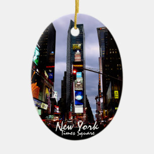 Cerâmica Lembrança personalizada ornamento de New York New
