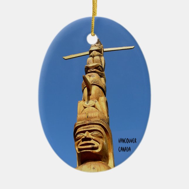 Cerâmica Lembranças personalizadas ornamento de Vancôver (Frente)