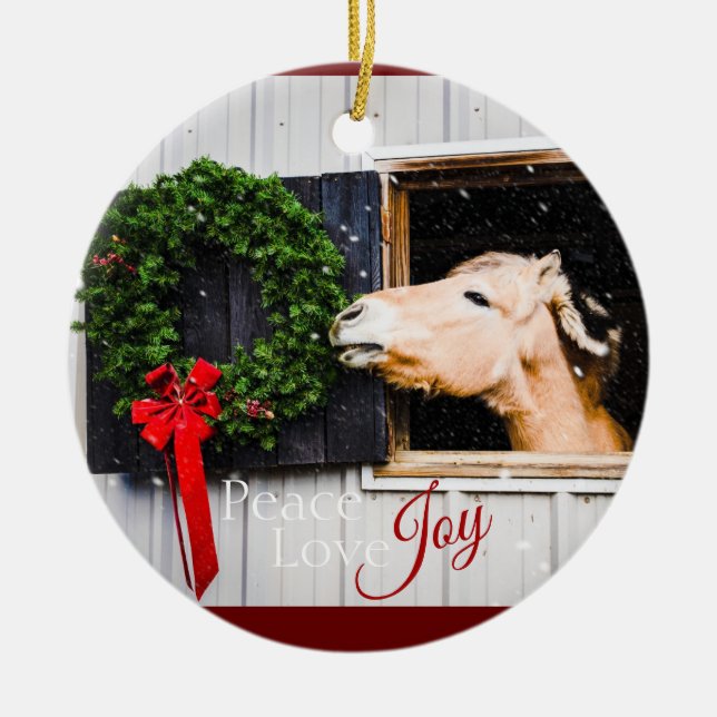 Cerâmica Levante-Me! Ornamento de Feriados 2020 - Finn (Frente)