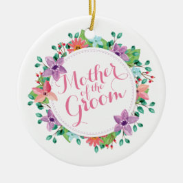 Cerâmica Mãe do noivo que Wedding o ornamento de |