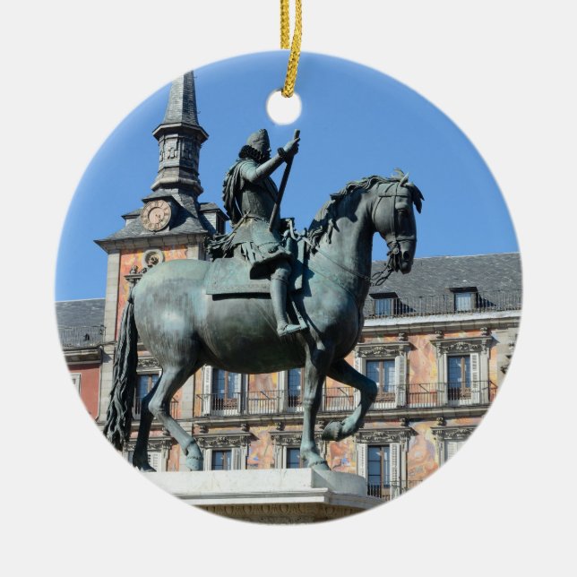 Cerâmica Mayor da plaza, ornamento de Madrid (Frente)