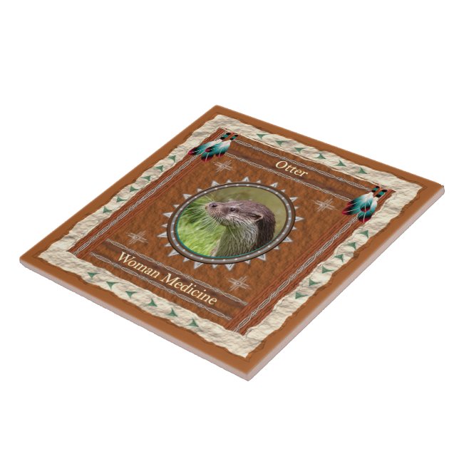 Cerâmica Medicina de outra mulher - Azulejo cerâmico (Lateral)