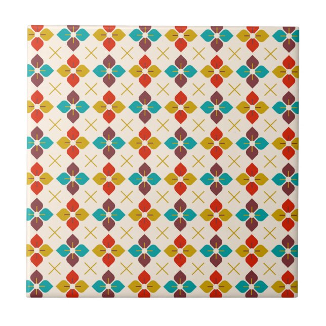 Cerâmica Meio século moderno de Azulejo cerâmico (Frente)