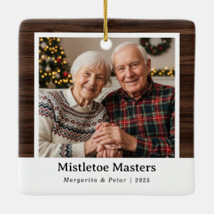 Cerâmica MistletoMestrados - Ornamento Fotográfico de Avós
