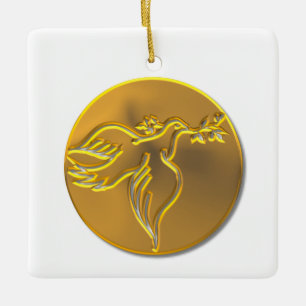 Cerâmica Modelo de ornamento cerâmico quadrado