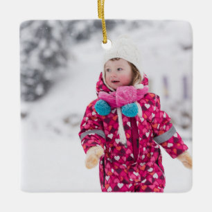 Cerâmica Modelo de Ornamento Personalizado de Foto para Beb