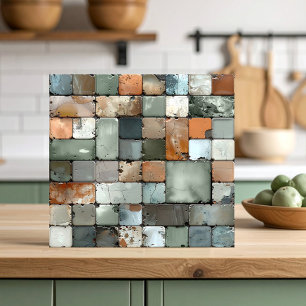 Cerâmica Mosaico de Azulejo Rústico ID1187b