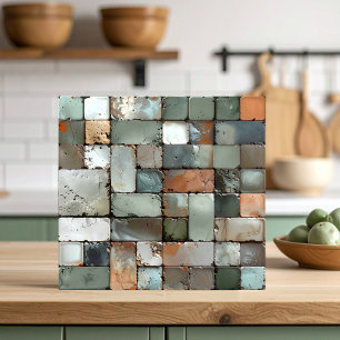 Cerâmica Mosaico de Azulejo Rústico ID1187c