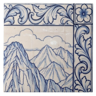 Cerâmica Mural de Azulejo Machu Picchu 2 de 6 Superior Dire
