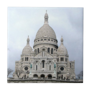 Cerâmica Na moda Azulejo com fotografia de Sacre Coeur de P