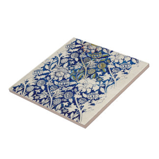 Cerâmica Na moda de William Morris Azulejo inicial personal