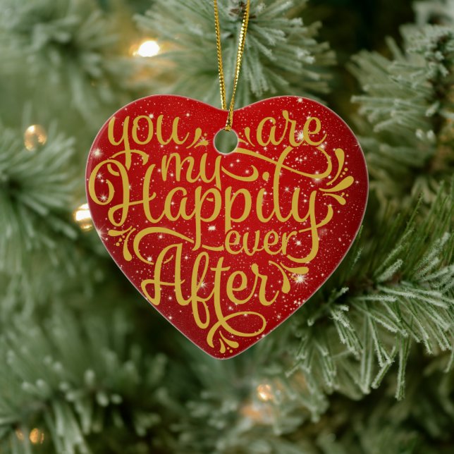 Cerâmica Nosso Primeiro Ornamento Sentimental de Natal (Árvore)