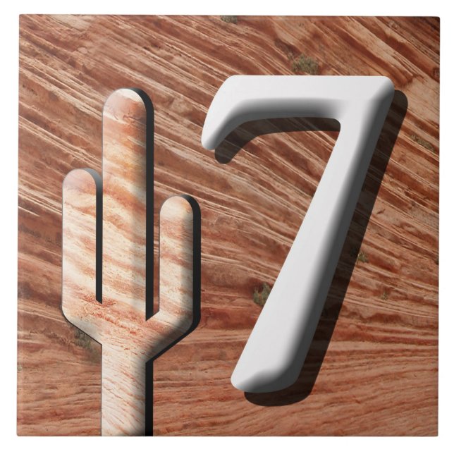 Cerâmica Número do Azulejo de Endereço Sudoeste (Solicitaçã (Frente)