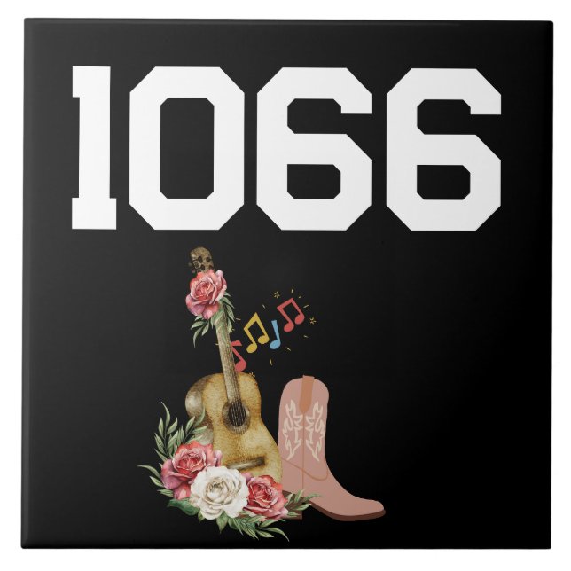 Cerâmica Números editáveis País e Oeste do Azulejo de ender (Frente)