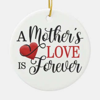 Cerâmica O amor de mãe é para sempre| Ornamento